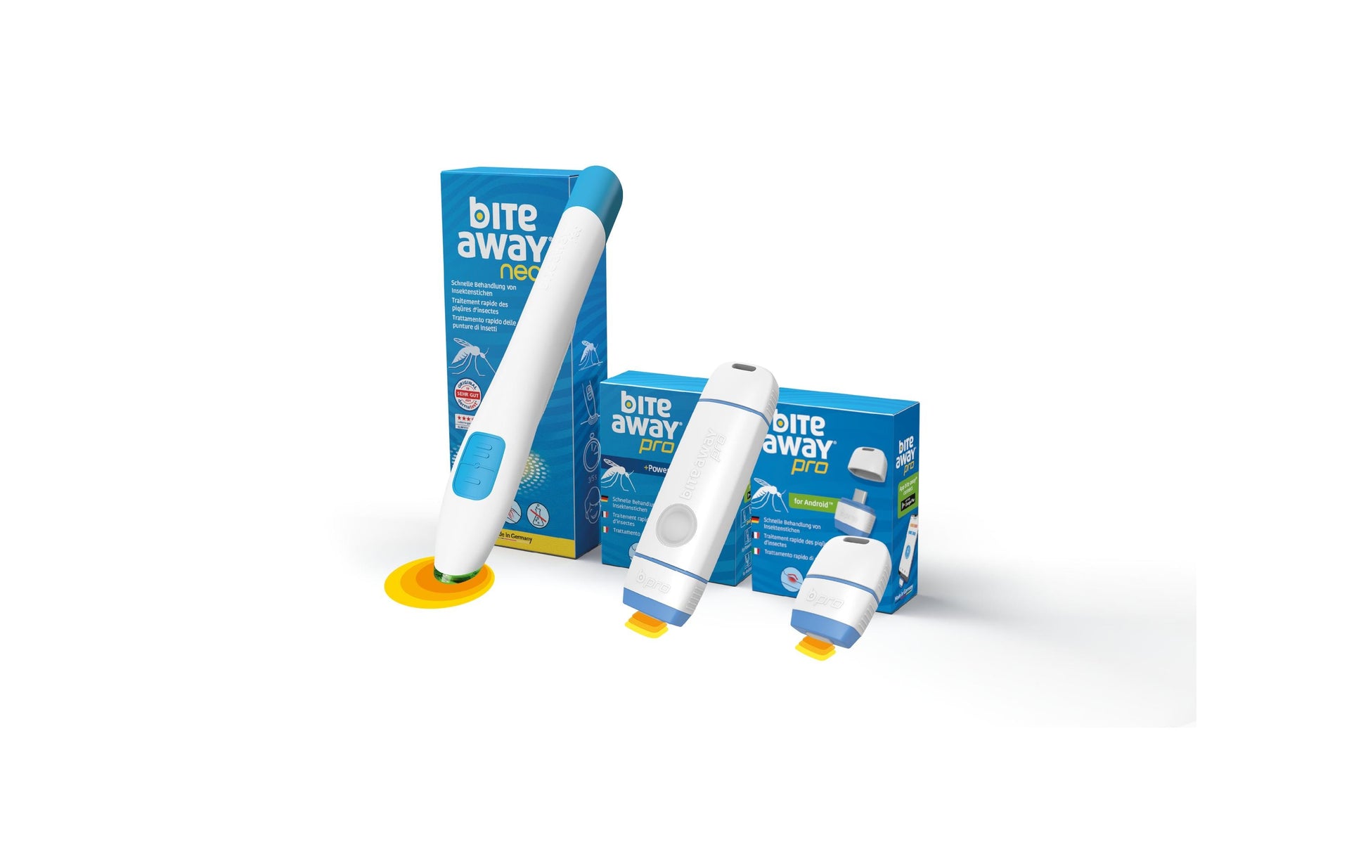 Bite away neo Medizinprodukt – 78 × 195 × 36 mm, weiss