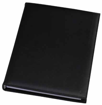 Rillstab Sichtbuch Ambassadeur A4, 30 Hüllen, Kunstleder, Schwarz
