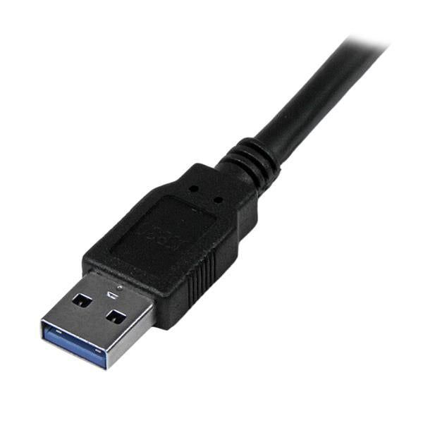 StarTech.com USB-A auf USB-B Kabel – USB 3.2 Gen 1 (5 Gbit/s) – 3 m – Schwarz