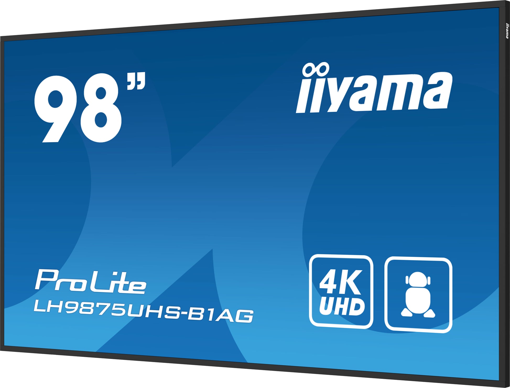 iiyama LH9875UHS-B1AG – 97,5" Public Display LED UHD 4K, Android OS, 24/7