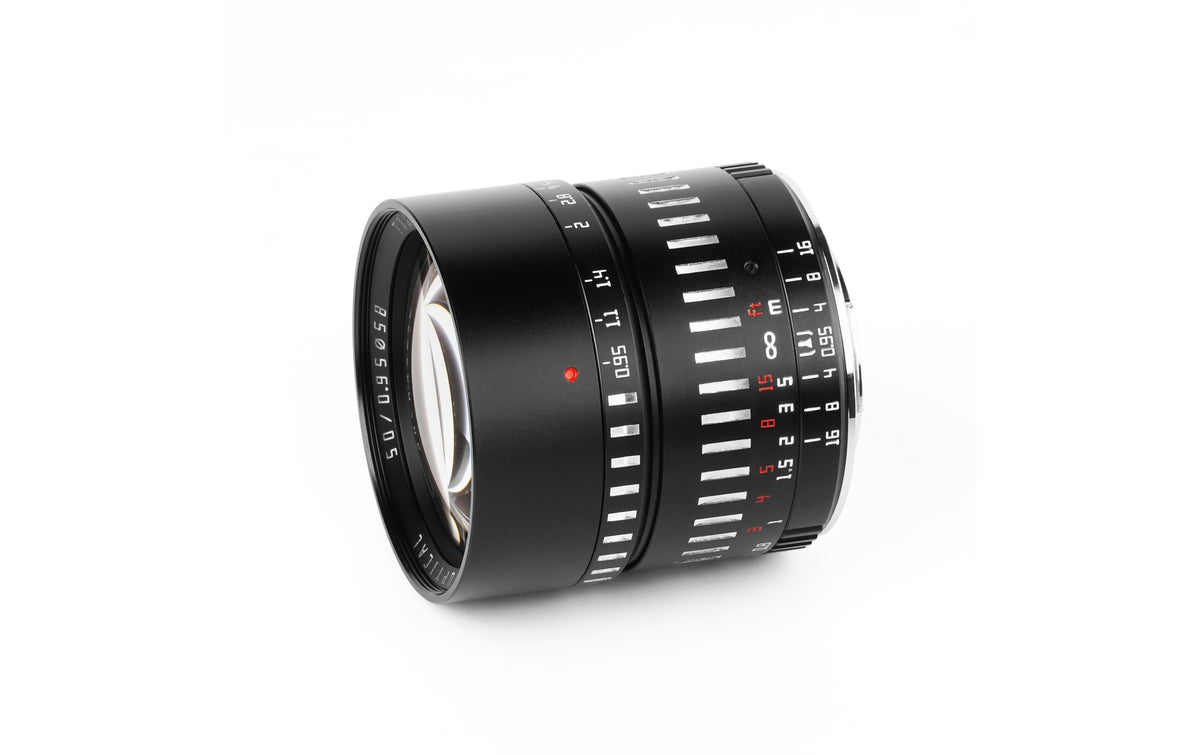 TTArtisan C50095-B-E Objektiv – 50 mm f/0.95 (Sony E) – für Sony A5000, A5100, A6000 und andere
