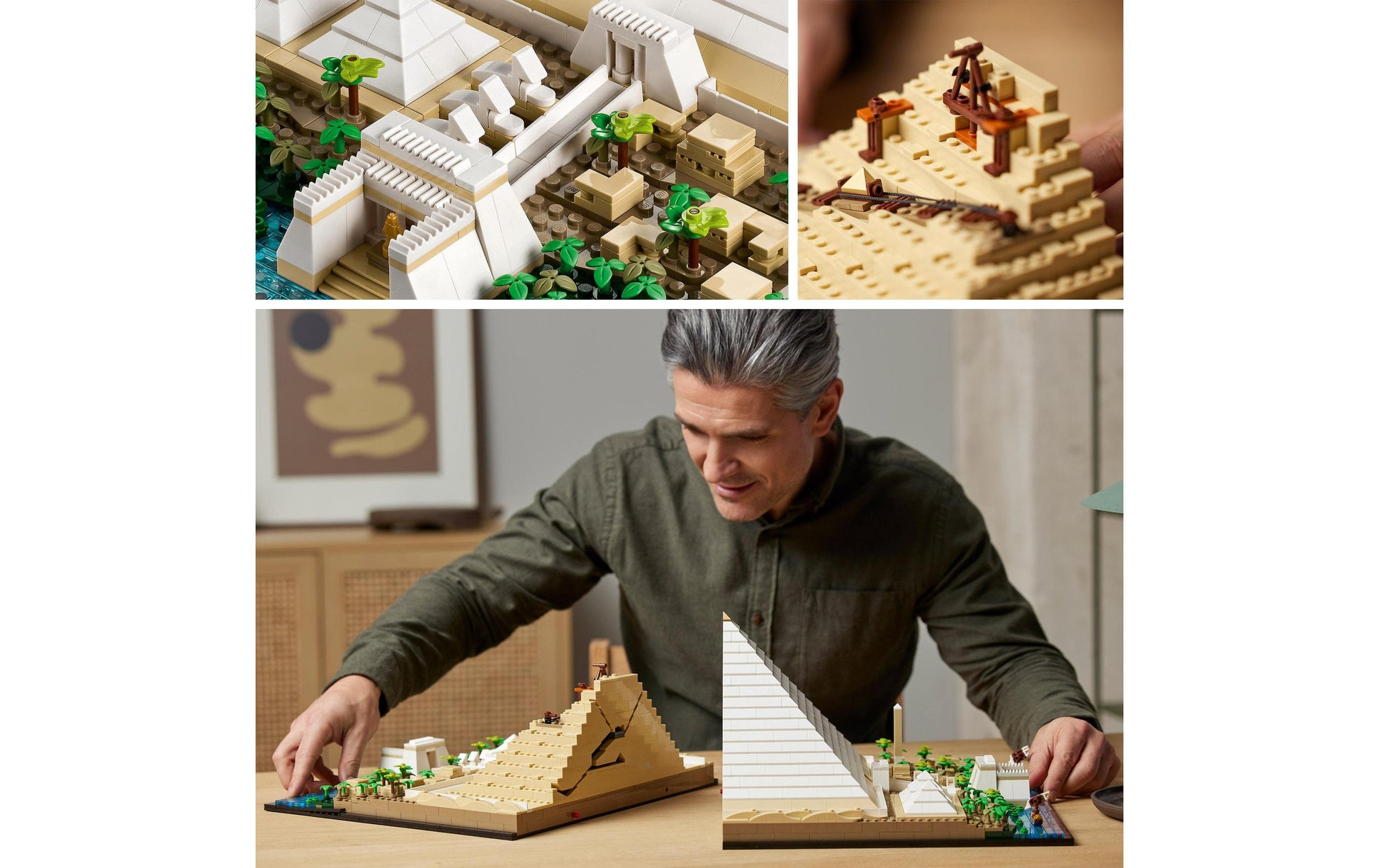 LEGO Architecture Pyramide Bauset – 1476-teilig – 35 × 20 × 32 cm – ab 18 Jahren
