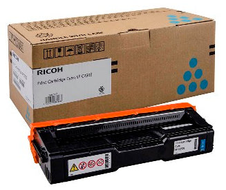 Ricoh Toner 407544 – cyan, 1600 Seiten – für Farb-Laserdrucker/Multifunktionsgeräte