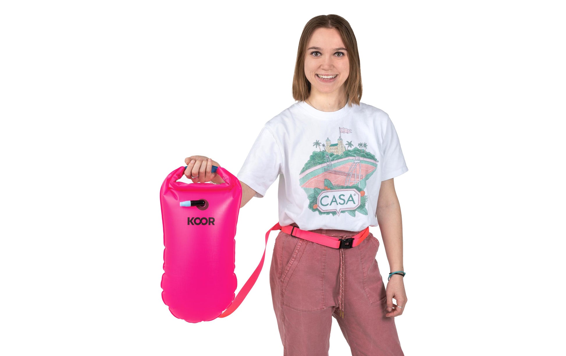 KOOR Schwimmboje – wasserfest, 15 l – pink – Polyvinylchlorid (PVC)