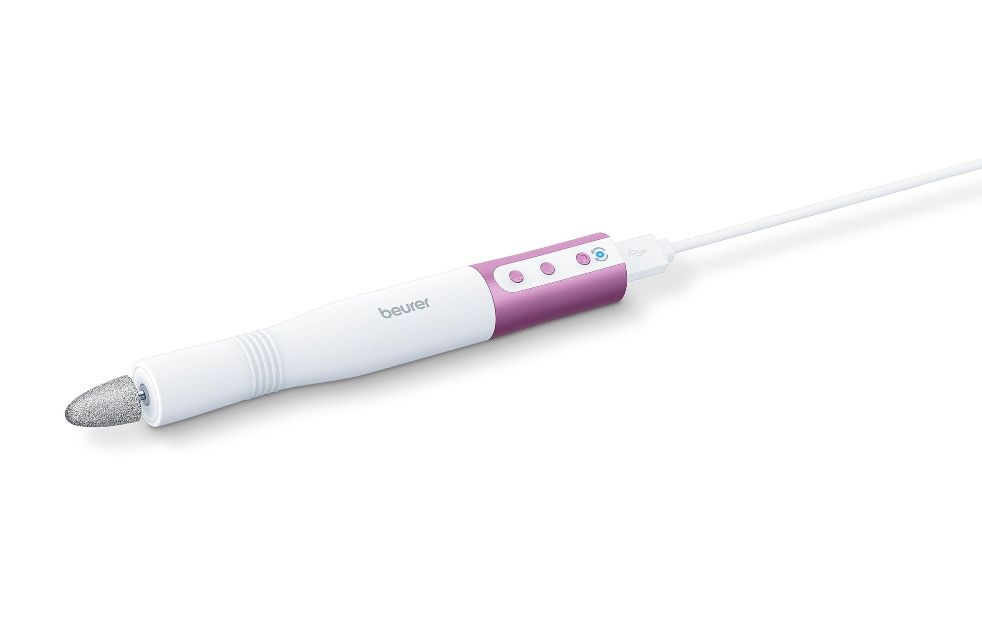 Beurer Maniküre-/Pediküre-Set MP 52 – netzbetrieben, 15'000 U/min – weiss, violett