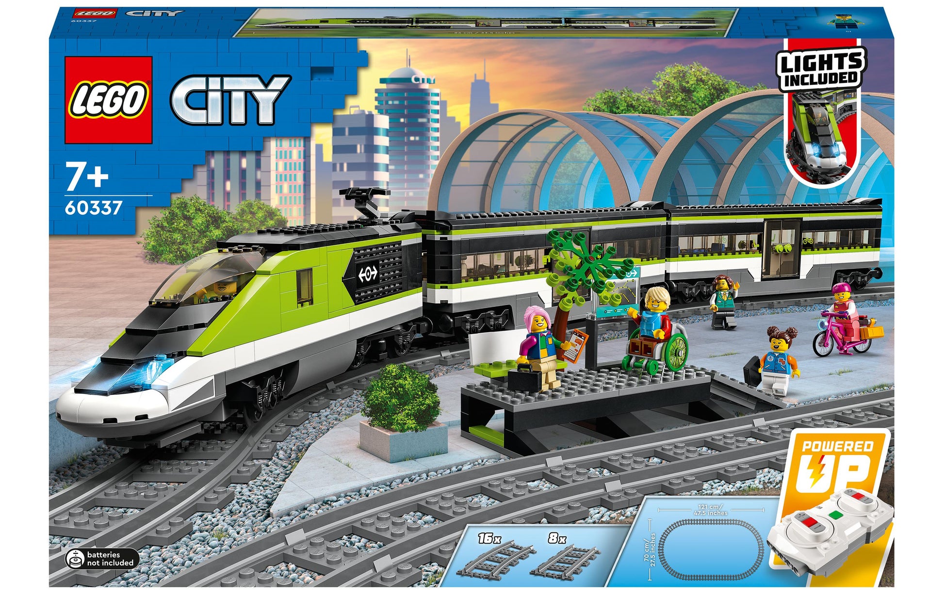 LEGO City Personen-Schnellzug Bauset – 764-teilig – ab 7 Jahren