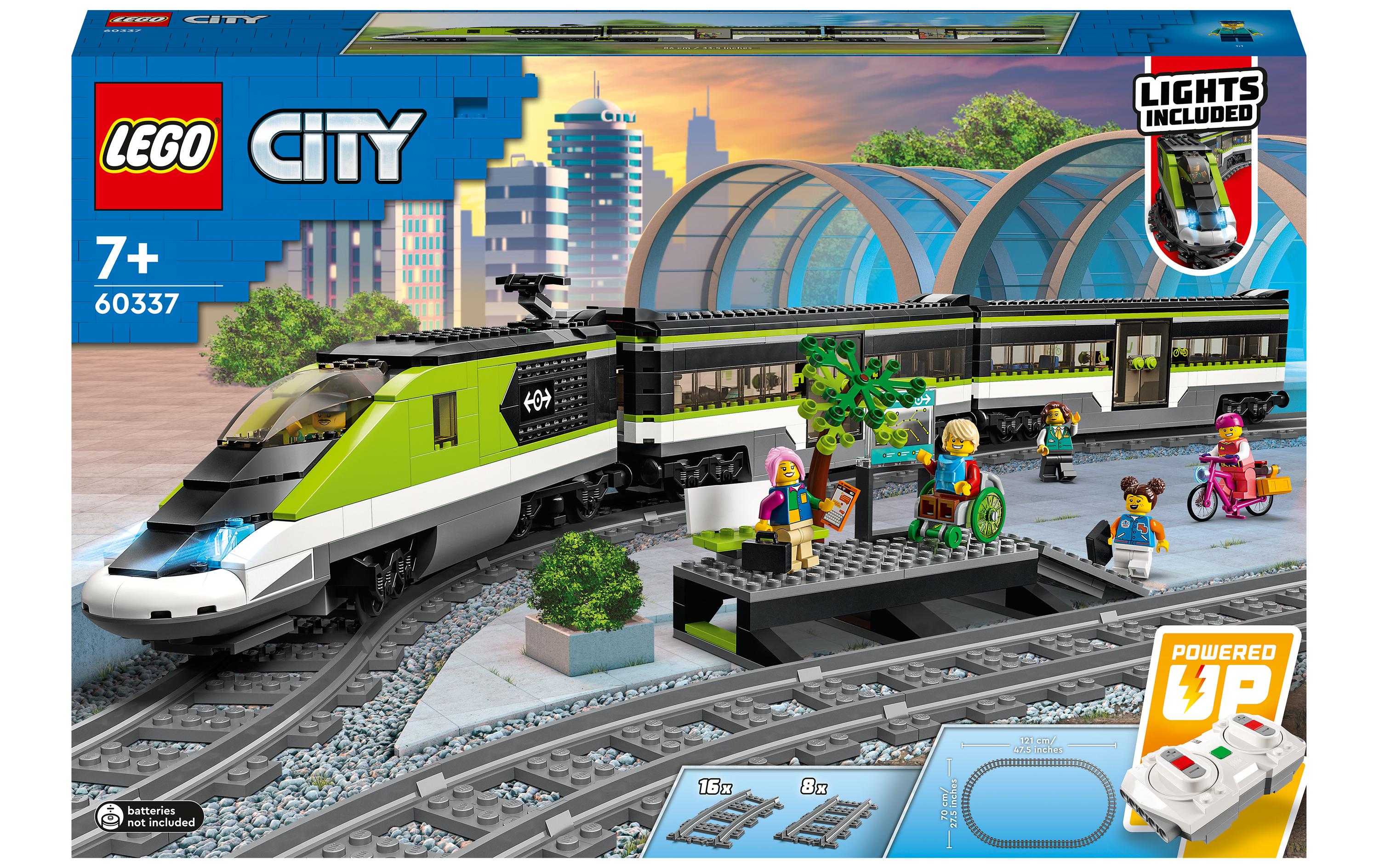 LEGO City Personen-Schnellzug Bauset – 764-teilig – ab 7 Jahren