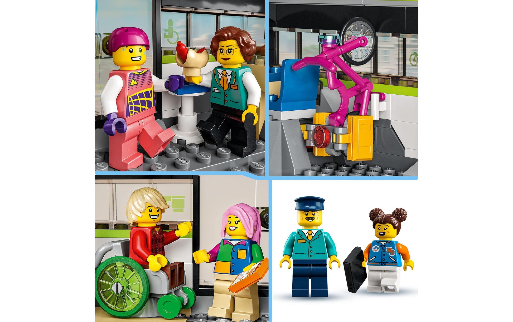 LEGO City Personen-Schnellzug Bauset – 764-teilig – ab 7 Jahren