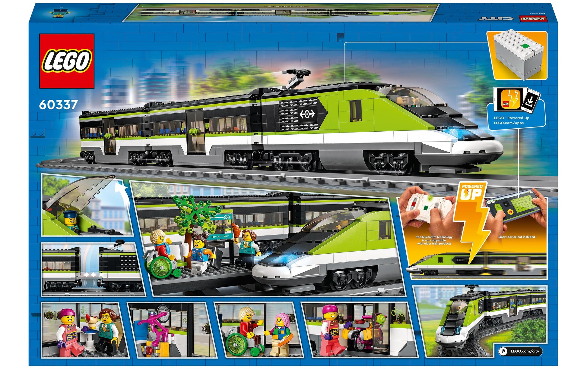 LEGO City Personen-Schnellzug Bauset – 764-teilig – ab 7 Jahren