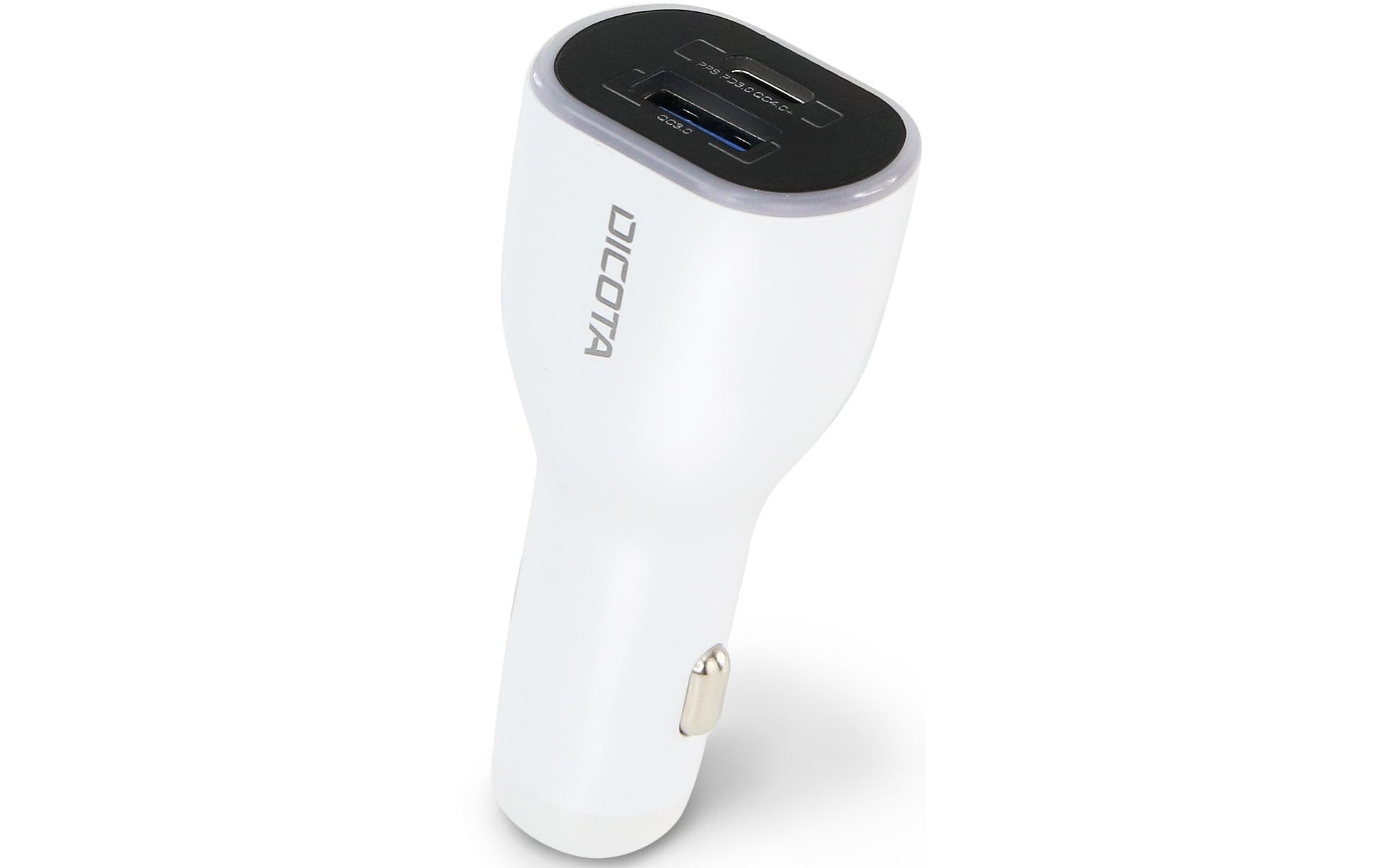 DICOTA Autoladegerät – 100 W, 1× USB-A, Schnellladefunktion, 1,2 m Kabel