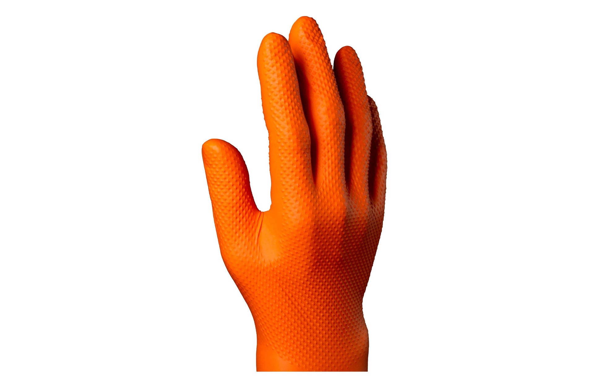 Ignite Einweghandschuhe Nitril Max Grip – M – Orange