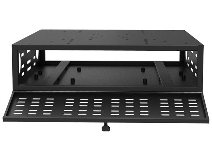 Multibrackets Display-Schutzgehäuse – Schwarz, Aluminium, 485 × 480 × 120 mm