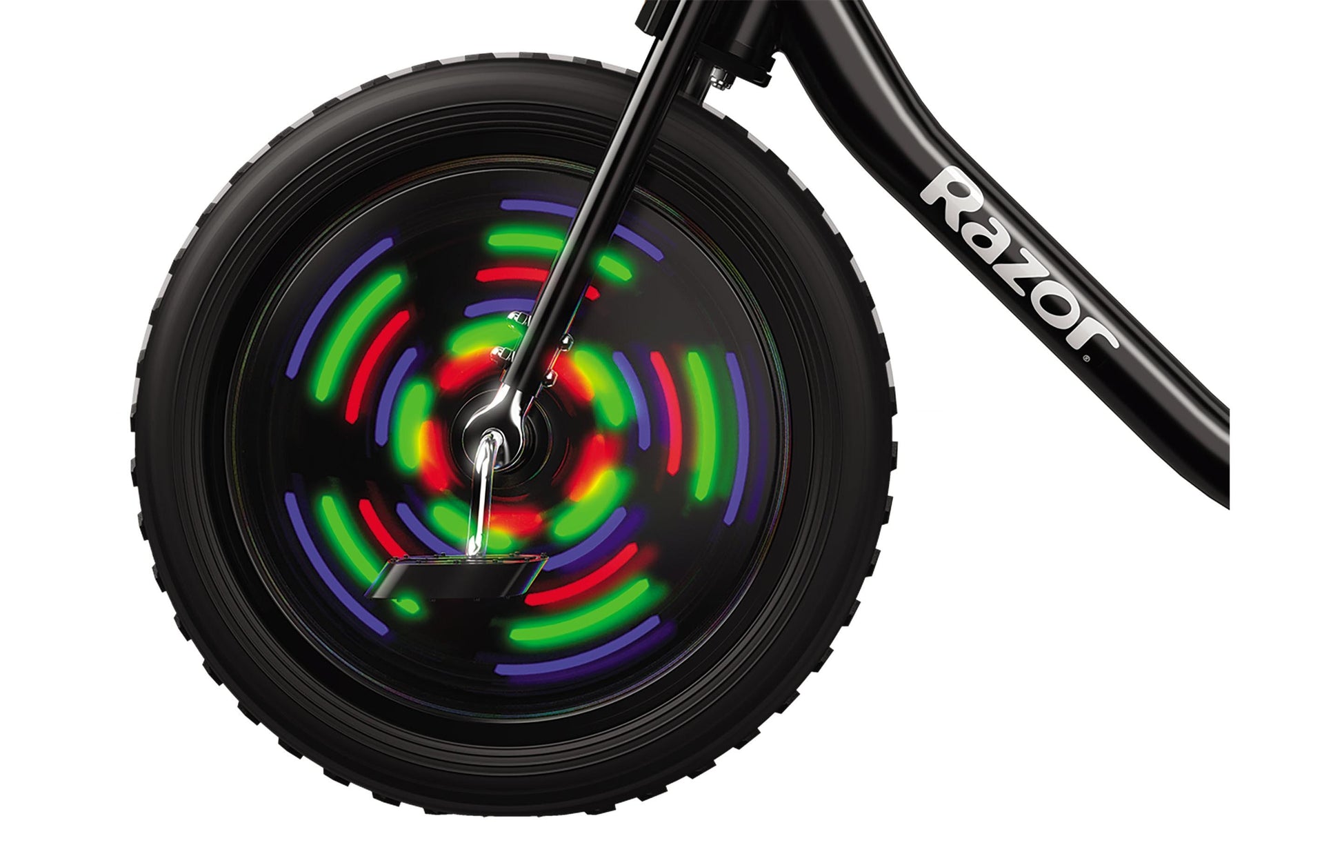 Razor RipRider 360 Lightshow Dreirad – mit Licht, 73 kg belastbar – 100,3 × 60,5 × 64,8 cm – ab 5 J.