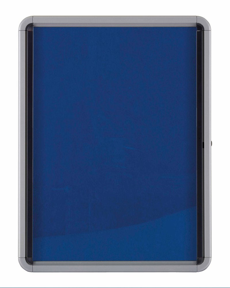 Nobo Schaukasten Premium Plus, 6 × A4 – Aluminium, Sicherheitsglas, Innenbereich, 70,9 × 66,8 × 4,3 cm