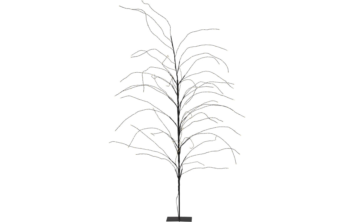 Star Trading Dekorative Aussenleuchte Reedy – Ø 60 cm – 3,6 W – Warmweiss – IP44 – Netzbetrieb – Schwarz