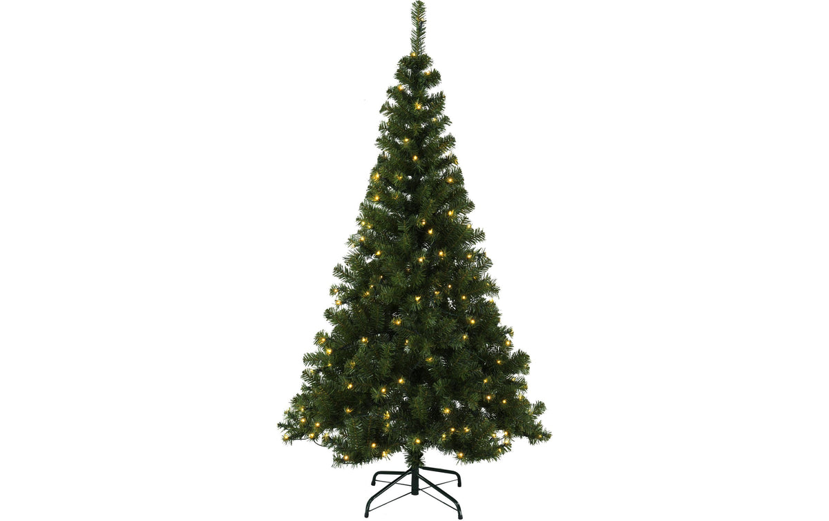 Star Trading Dekorative Aussenleuchte – Ø 100 cm, 180 LEDs, Warmweiss, IP44, Netzbetrieb, Grün, Kunststoff/Metall