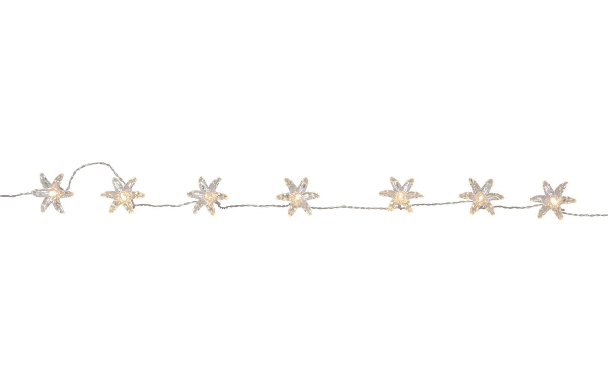 Star Trading Izy Stern Lichterkette – Starterset, 1,85 m, 0,6 W, Warmweiss, Transparent, Timer, Batteriebetrieb