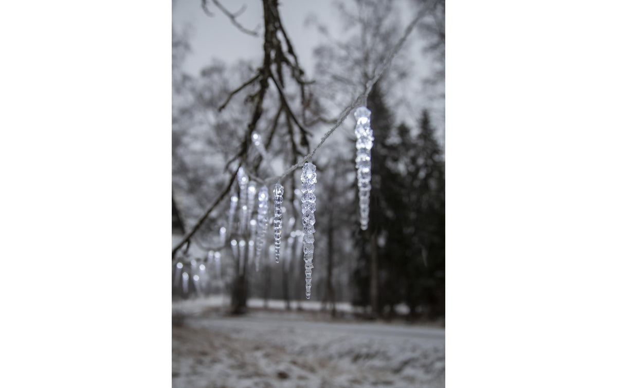 Star Trading System Decor Eiszapfen-Lichterkette Erweiterung – 6 m – 40 LEDs – IP44 – für System Decor