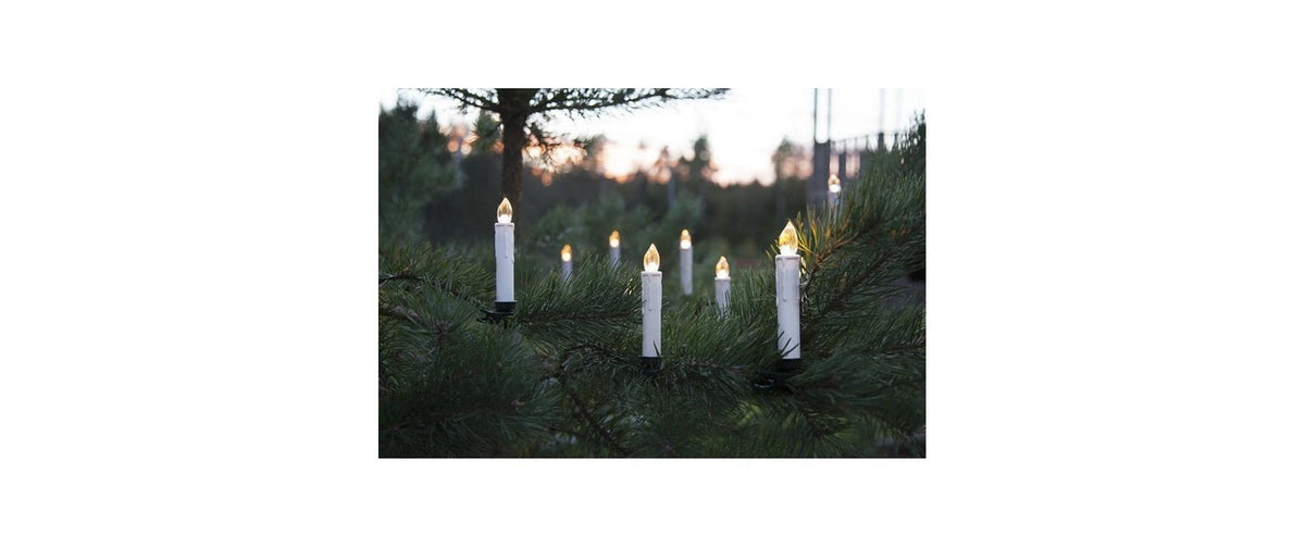Star Trading LED-Kerze Aussen – 0,6 W – Warmweiss – IP44 – Batteriebetrieb – mit Fernbedienung, Timer
