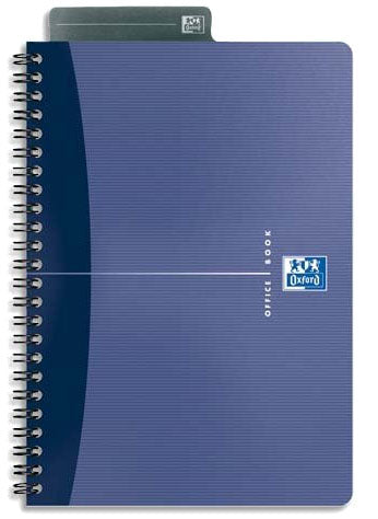 Elba Spiralheft – A4 – liniert – 90 Seiten – 90 g/m² – Spiralbindung, mehrfarbig