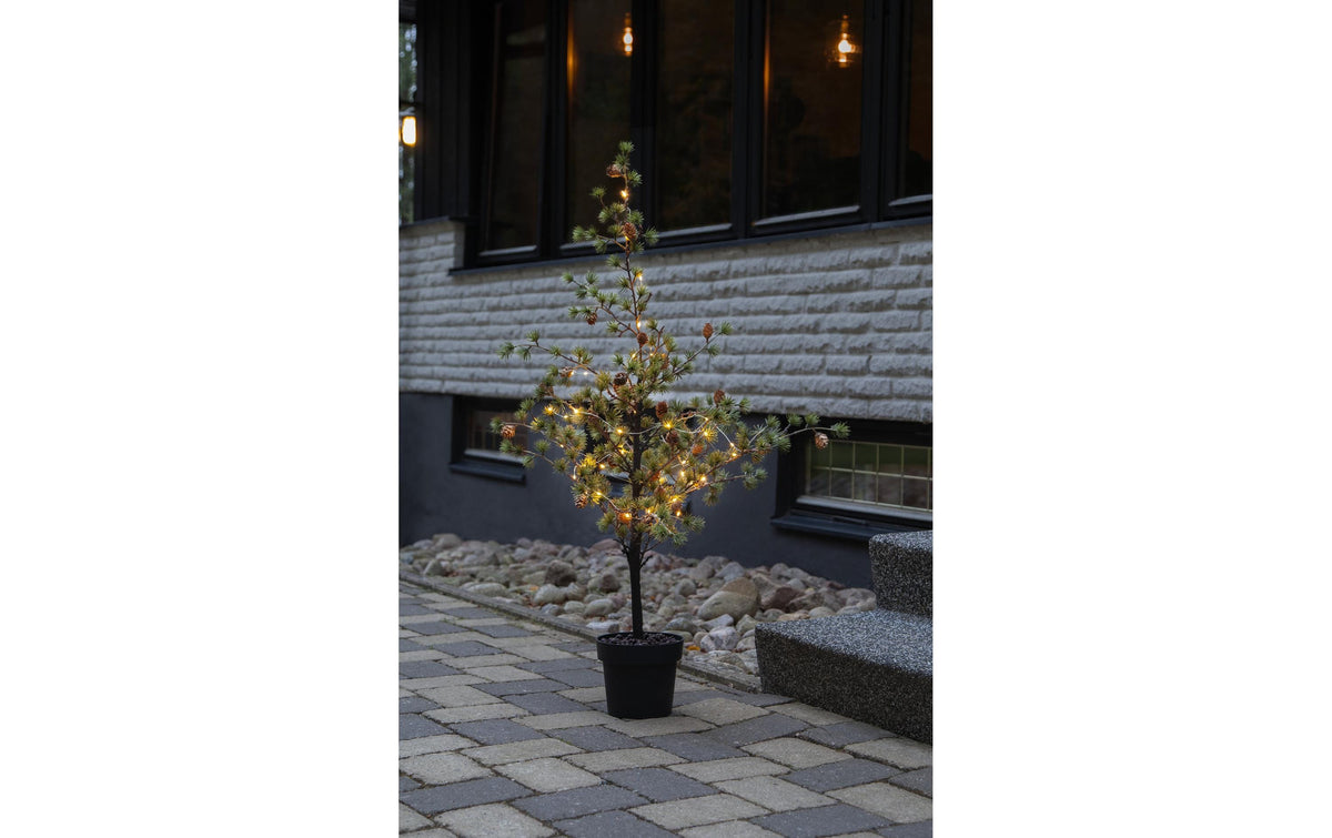 Star Trading Dekorative Aussenleuchte – Ø 60 cm, 1,2 W, Warmweiss, IP44, Akkubetrieb, Timer 6/18 h, Grün