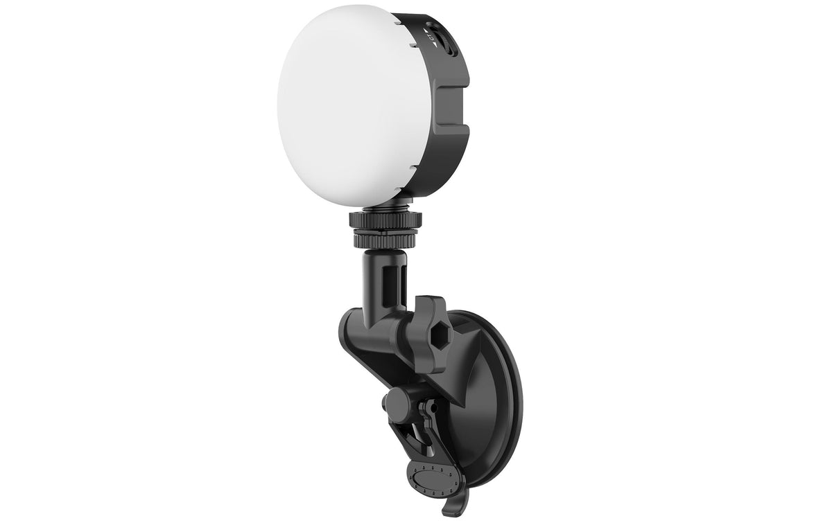 Vijim VL69 KIT LED-Videolicht – 800 Lux, 2500–6500 K, dimmbar – Schwarz – mit Saugnapf