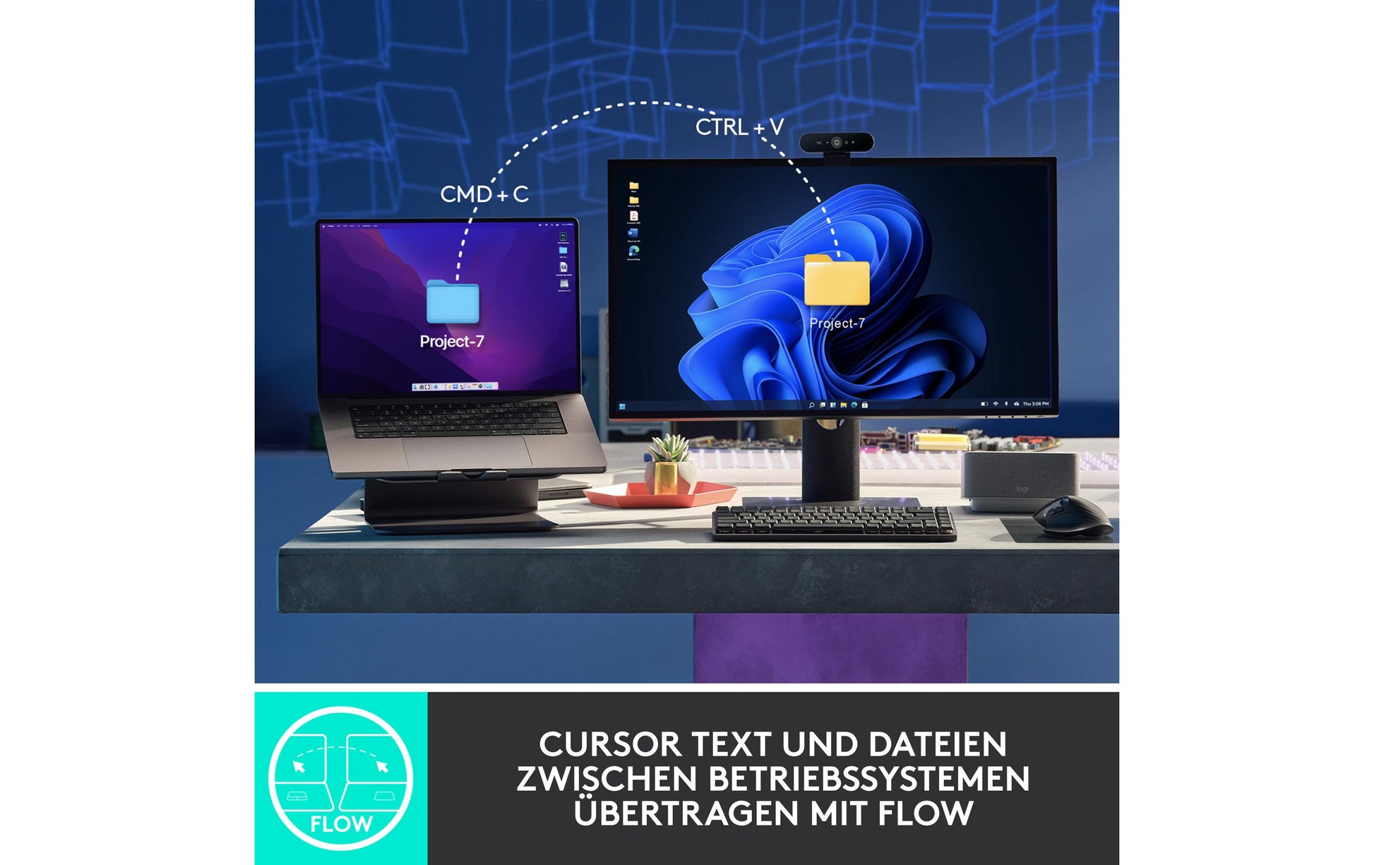 Logitech MX Master 3S Perform Blassgraue Maus – kabellos