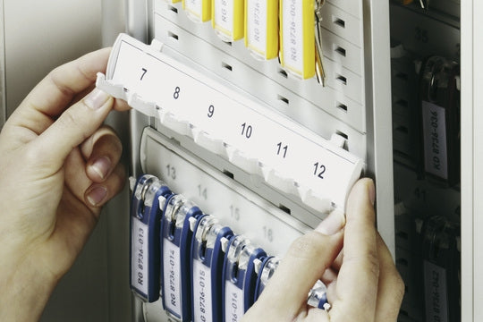 Durable Schlüsselschrank – 18 Schlüssel, Silber