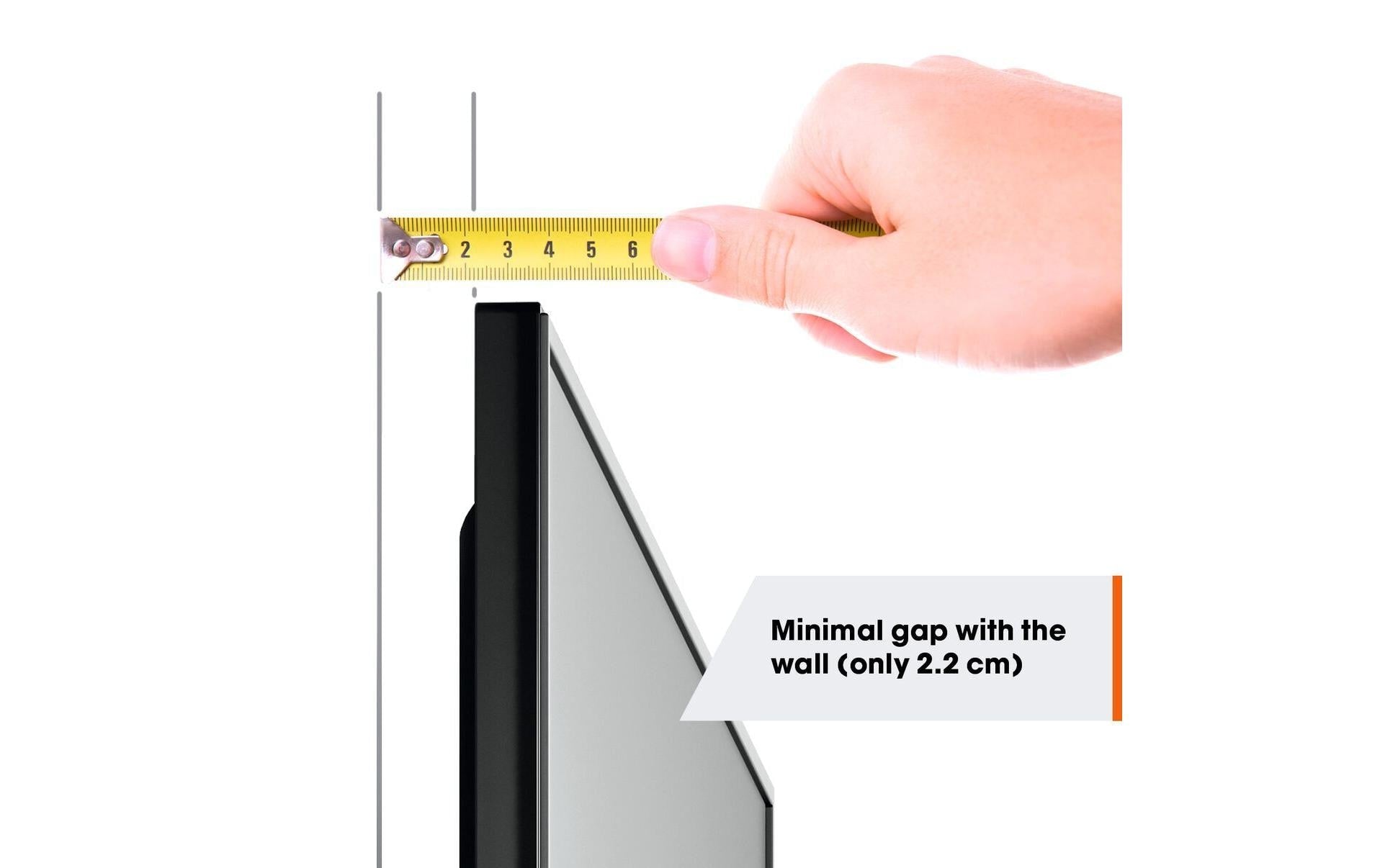 Vogel's TVM3605B – Feste Wandhalterung für 41", VESA 200×300, bis 75 kg, schwarz