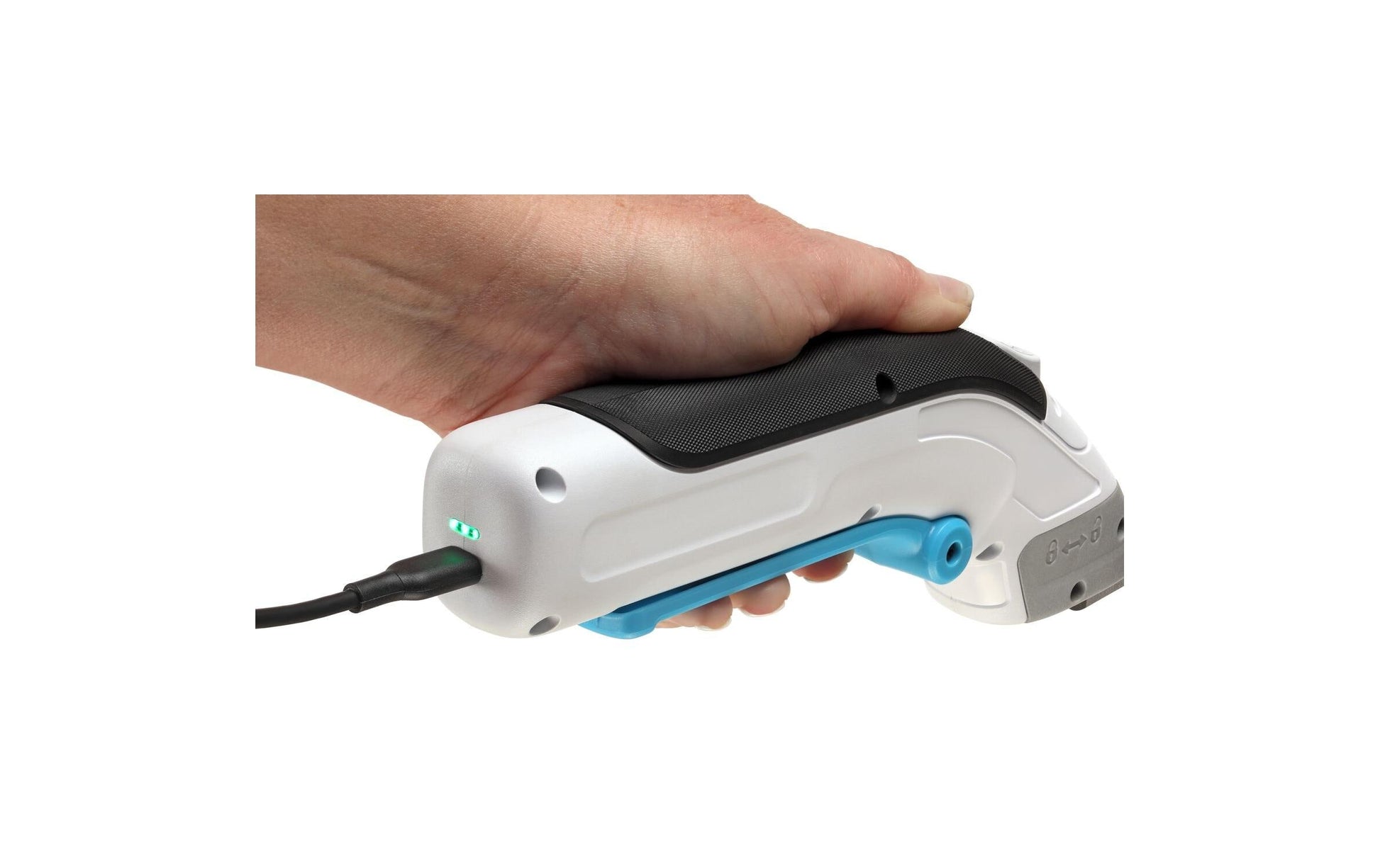 Black & Decker BLACK+DECKER BCSC115-XJ – Akku-Schere, inkl. 2 Klingen, weiss, 1 Stk.