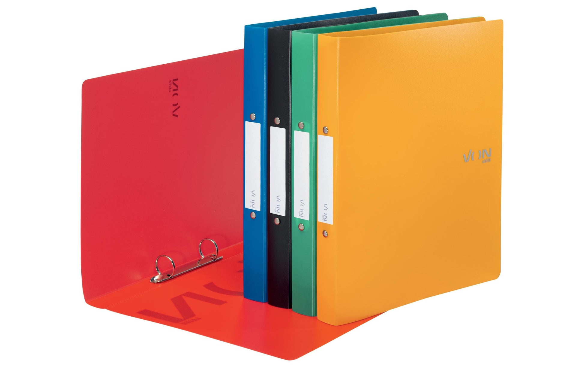 Leitz VON – Ringbuch – A4 – 2 Ringe, Rücken 30 mm – Mehrfarbig, Kunststoff