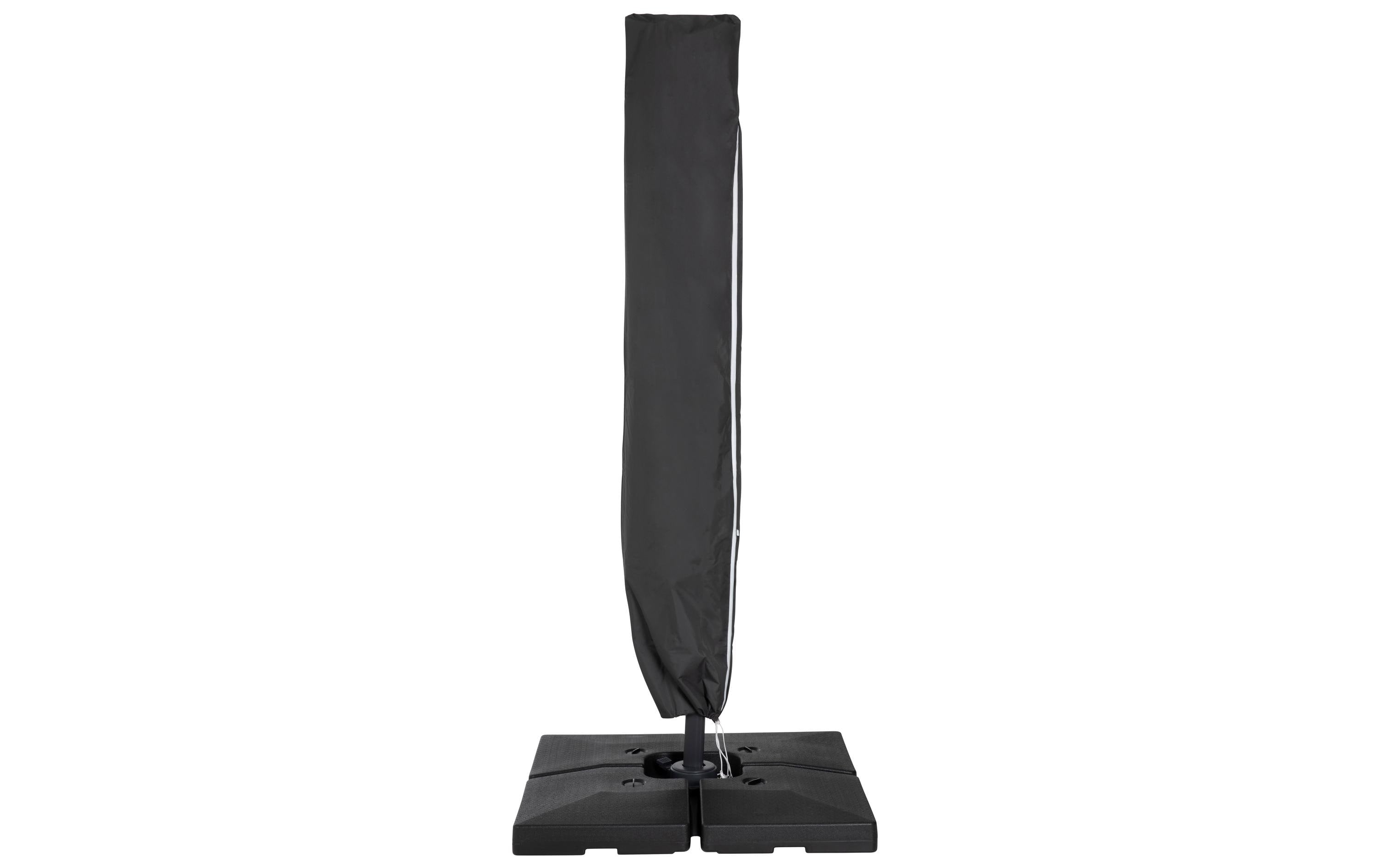 COCON Abdeckhaube – Polyester – Grau – für Sonnenschirme Mini Roma 250 × 250 cm – Ø 460 × H 2280 mm