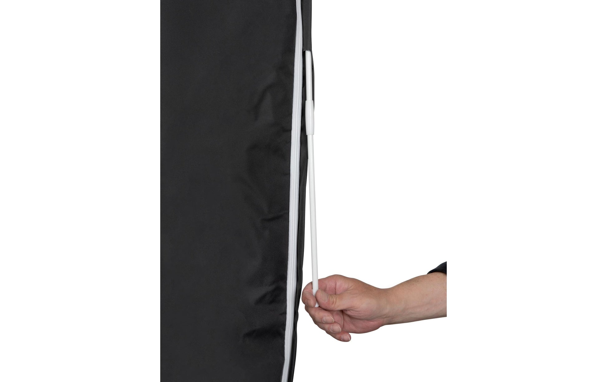 COCON Abdeckhaube – Polyester – Grau – für Sonnenschirme Mini Roma 250 × 250 cm – Ø 460 × H 2280 mm