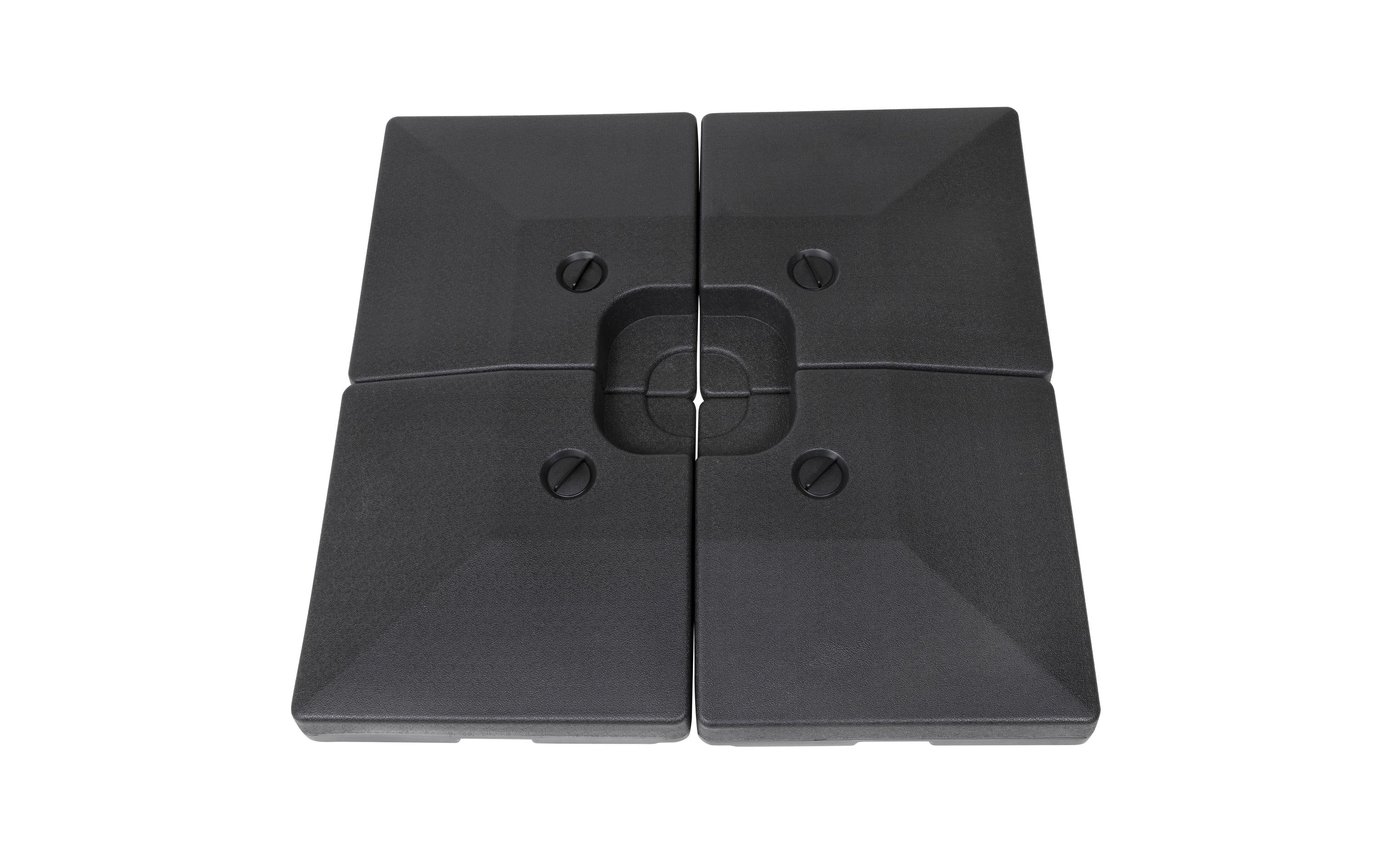 Cocon Basis für Ampel-Sonnenschirm TR-031 – 51,5 × 51,5 × 11,8 cm, Kunststoff, schwarz, für Aussenbereich