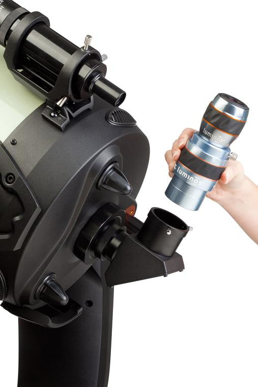 Celestron Luminos 2,5× Barlow 2" – 70 × 70 × 111 mm – für Teleskop
