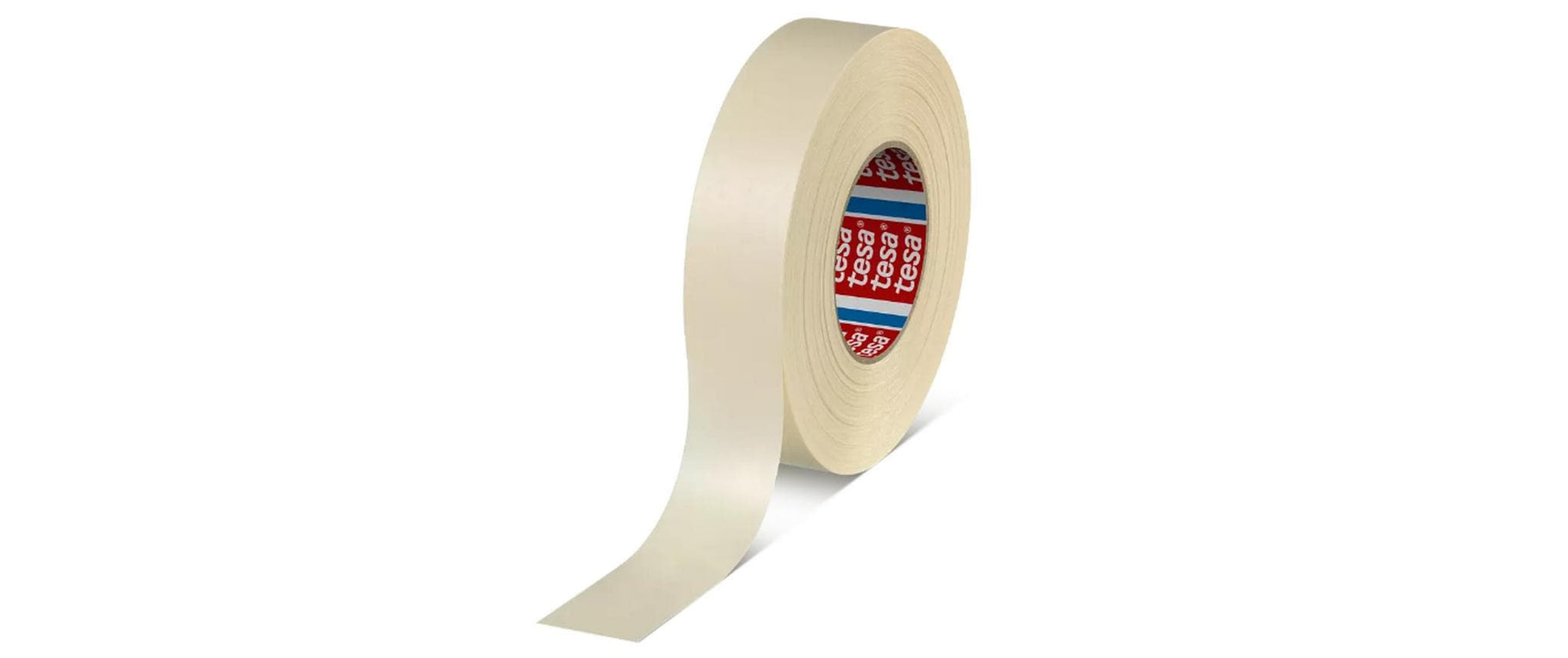 TESA Spezial-Abdeckband 4432, beige – 19 mm × 50 m, Papier, innen/aussen, temperaturbeständig bis 100 °C