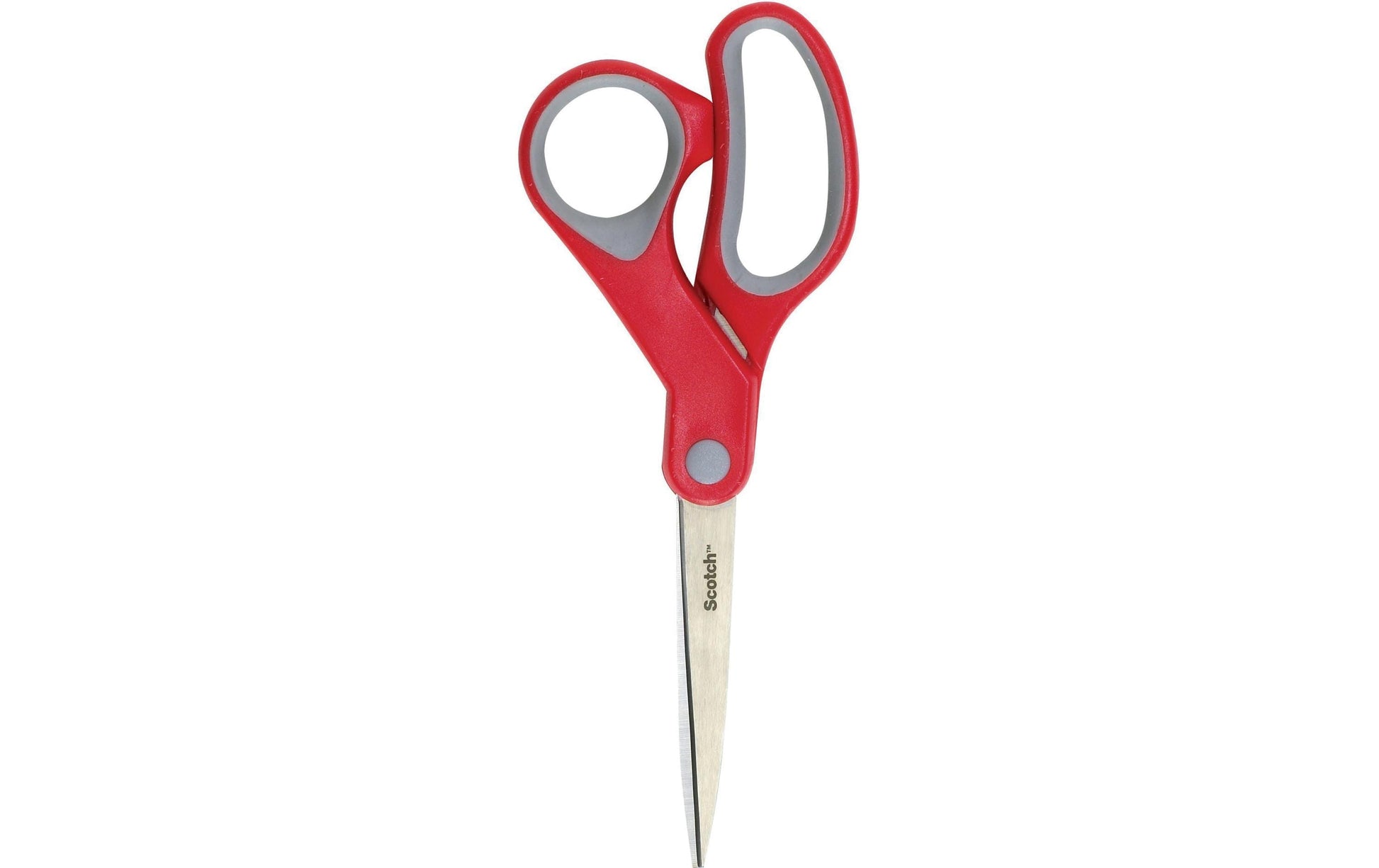 Scotch Universalschere – 20,0 cm, Edelstahl, für Rechts- und Linkshänder, spitz, Kunststoff, rot