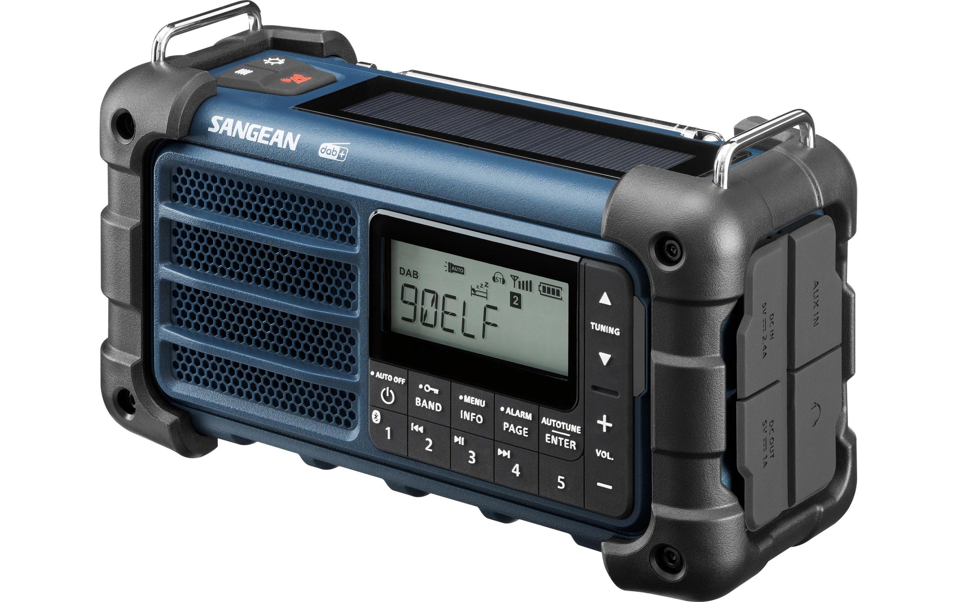 Sangean MMR-99DAB+ – DAB-/Internetradio – Portabel – DAB+, UKW, Bluetooth, Akkubetrieb – Blau
