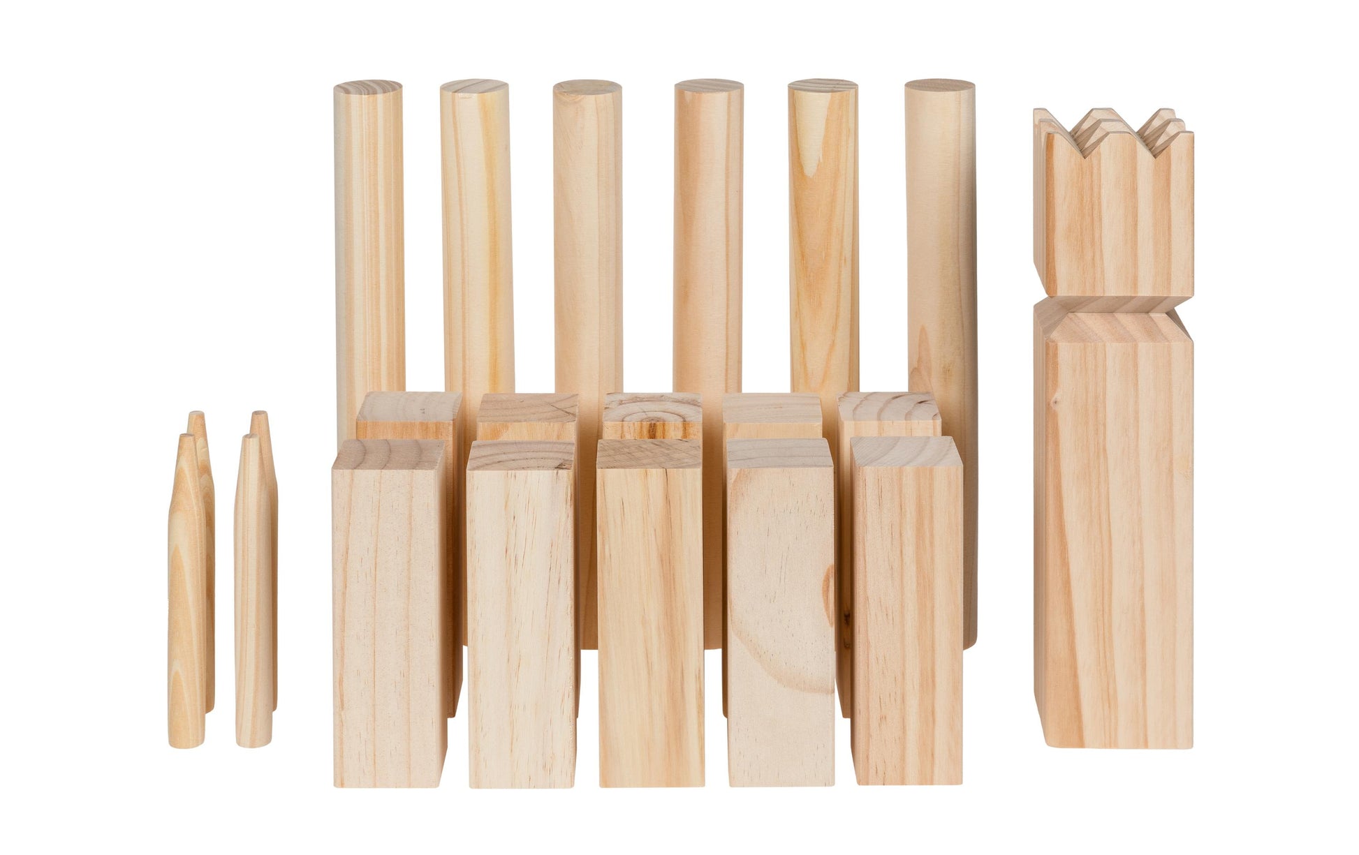 KOOR Kubb – 2–12 Spieler – ab 6 Jahren – Holz, braun – FSC
