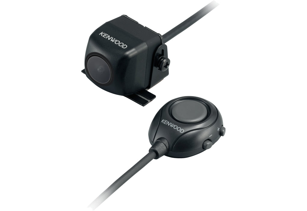 Kenwood Electronics Kenwood CMOS-320 Rückfahrkamera – 1/3,6" CMOS, 195° Sichtfeld, wasserdicht, Cinch, schwarz