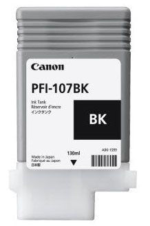 Canon Tintenpatrone PFI-107BK, schwarz, 130 ml, original – für iPF 680/685