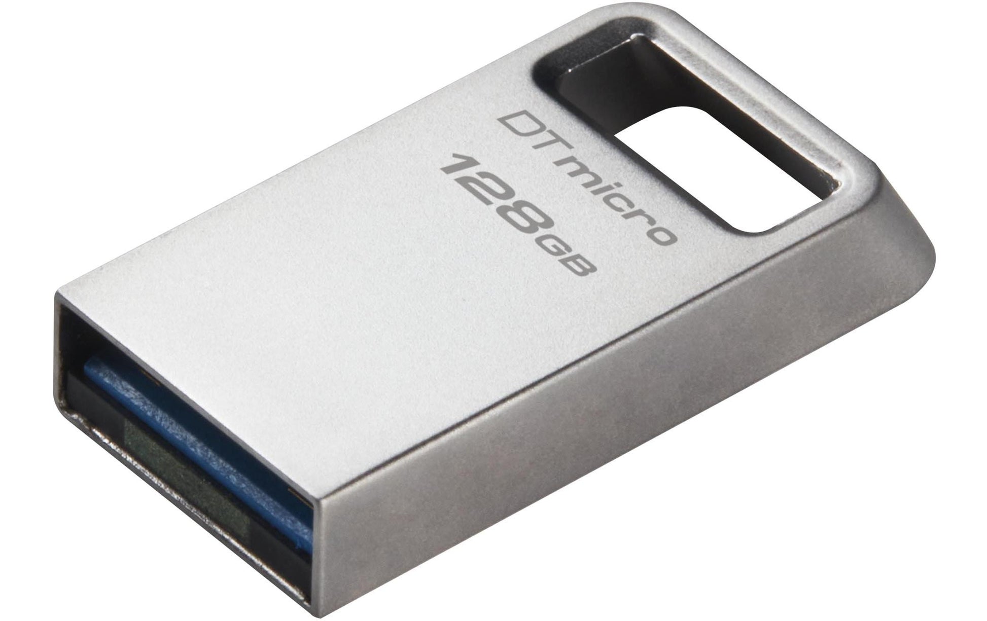 Kingston Technology Kingston DT Micro USB-Stick – 128 GB, USB 3.2 Gen 1, 200 MB/s, Metallgehäuse
