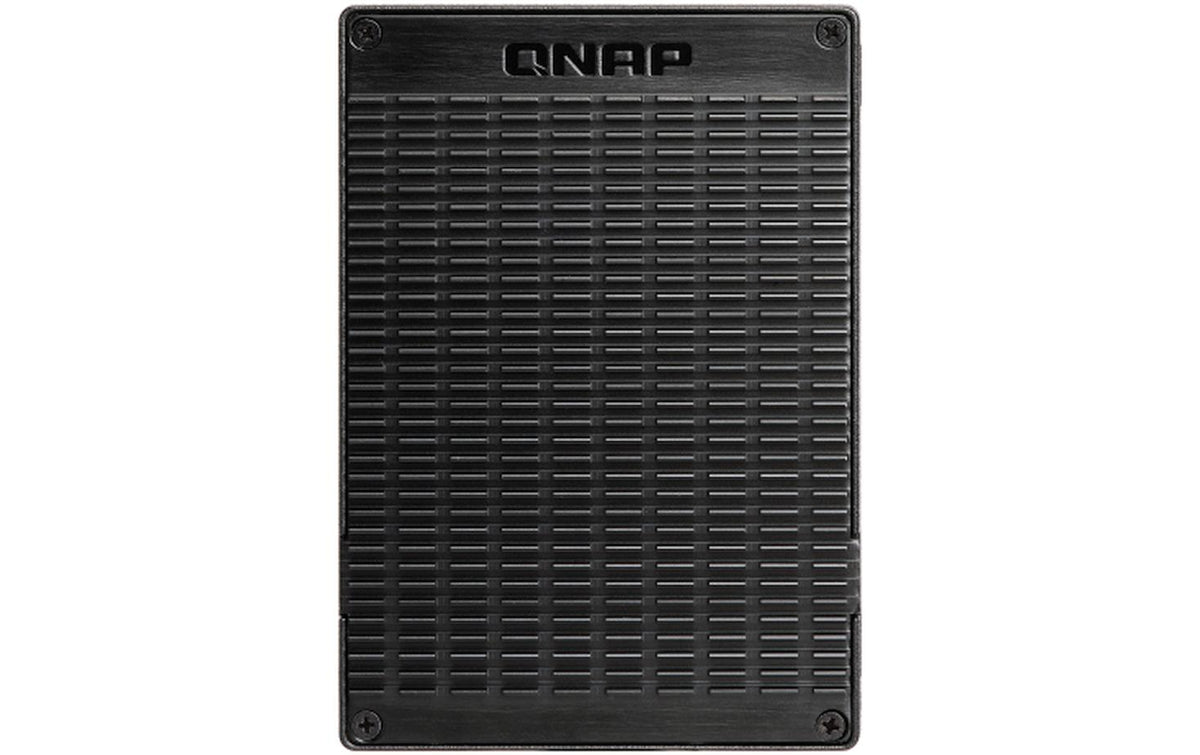 QNAP QDA-UMP4 Adapter SFF-8639 (U.2) zu M.2 NVMe – 4× M.2, 2,5", für Windows 7/8.1/10, Schwarz