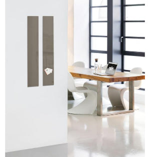 Sigel Whiteboard – 12 × 78 cm, Glas, magnetisch, Wandmontage, inkl. Magnetwürfel, Montagesatz