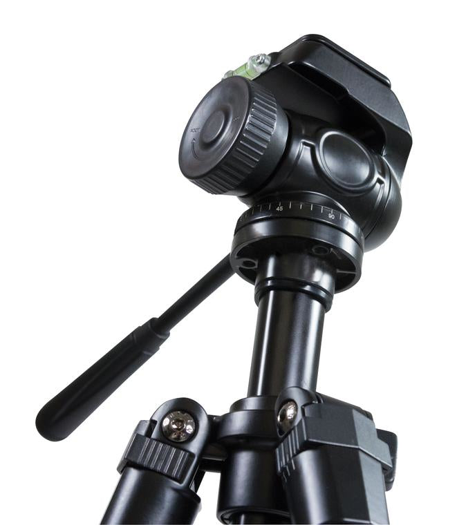 Celestron TrailSeeker Stativ – bis 179 cm – Traglast 4 kg – 3 Beine – Schwarz