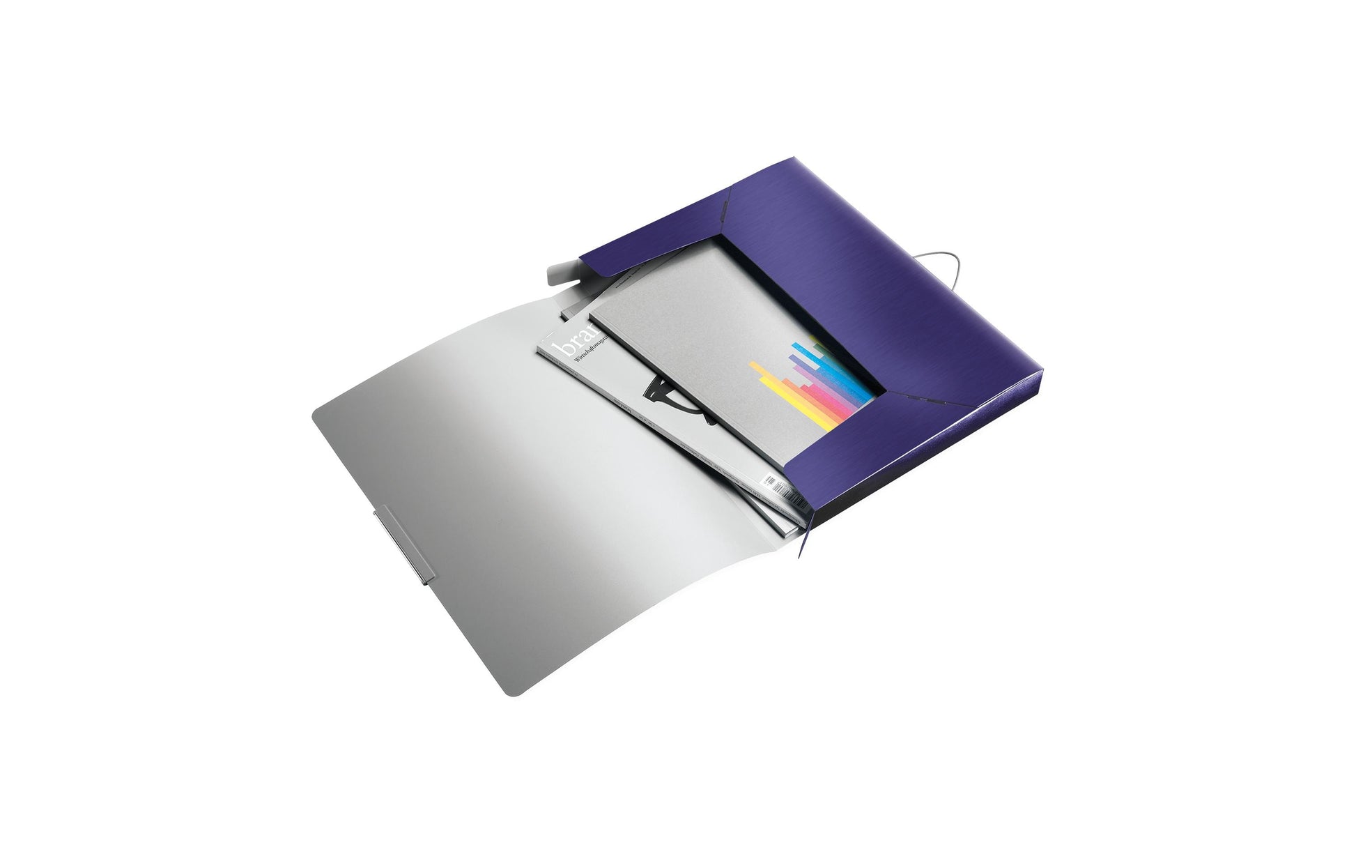 Leitz Aktenordner 250 Blatt – Violett, Kunststoff