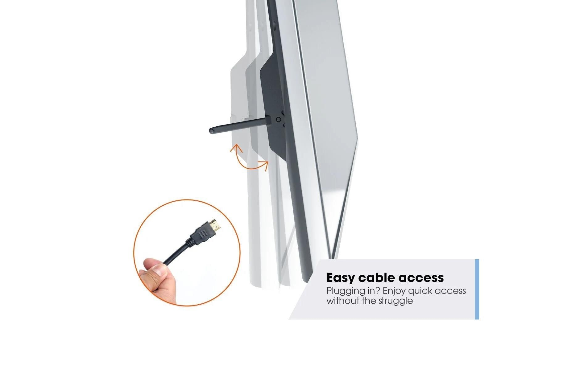 Vogel's TVM3405B – Wandhalterung, fix, für 60", VESA 100×100, bis 50 kg, schwarz