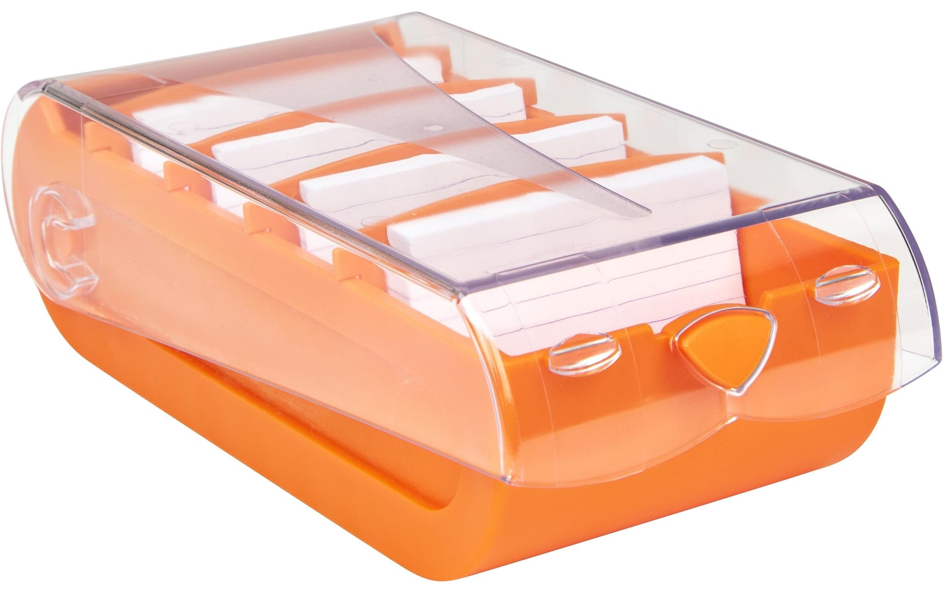 Biella Karteikasten Bunny – für A8 quer – mit Deckel, orange