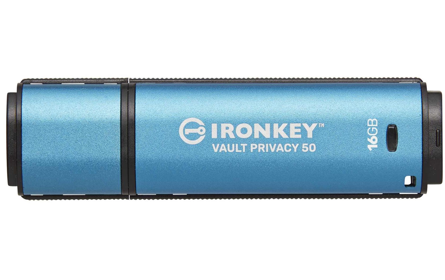 Kingston Technology Kingston IronKey Vault Privacy 50 USB-Stick – 16 GB, USB 3.2, verschlüsselt