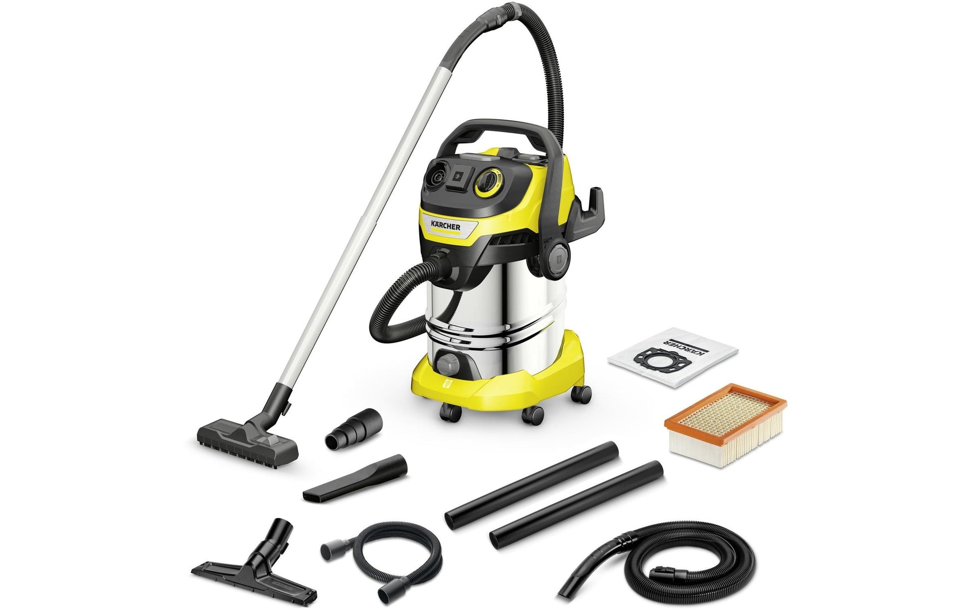 Kärcher Absauganlage WD 6 P S V-30/8/22/T Renovation – 2-in-1, 1300 W, 30 l, Netzbetrieb